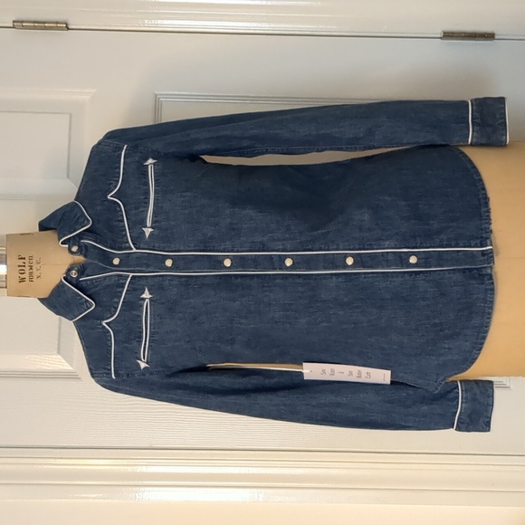 Boyish The Ace Denim Shirt Sz. XS NWT - Picture 1 of 8